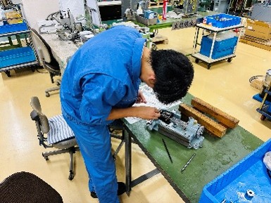 インターン実施中の写真