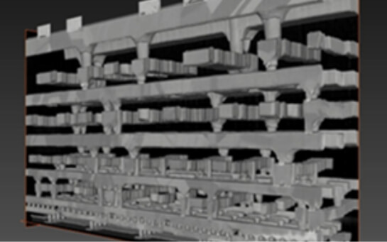 3D構築後 ※試料：半導体配線